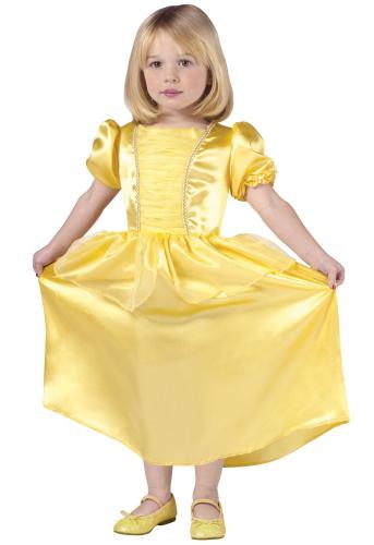 Детское желтое платье Принцессы - купить 