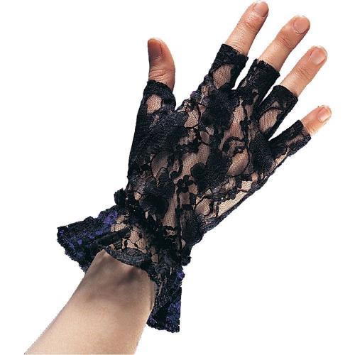 Кружевные перчатки без пальцев - купить 