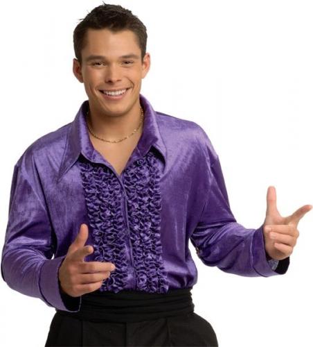 Фиолетовая мужская рубашка Диско - купить 