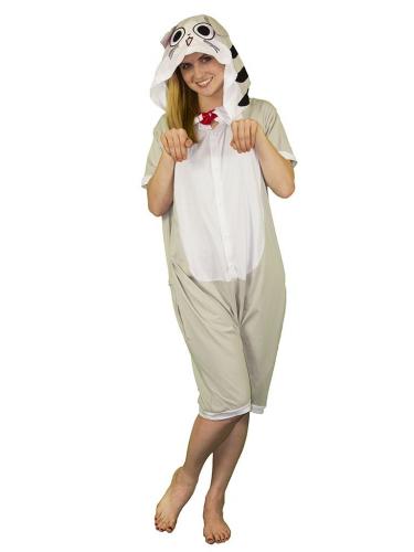 Пижама-кигуруми Серый Кот с шортиками - купить 