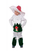 Детский костюм девочки грибочка